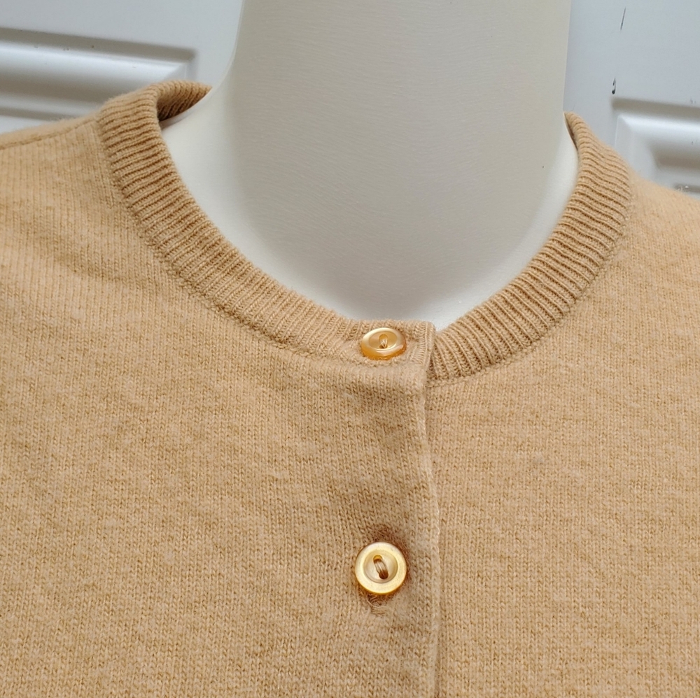 Vintage PETER SCOTT Wool Cardigan 1960s Made In Scotland - Picture 4 of 5